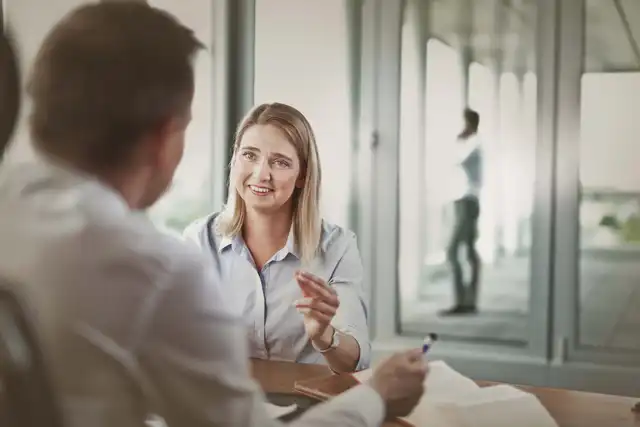 Karriere bei GÖRG, zwei Personen im Gespräch