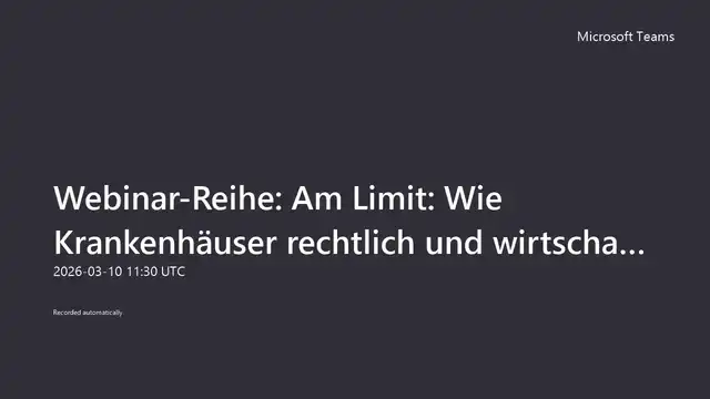 Krankenhausfinanzierung in der Krise