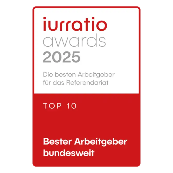 Iurratio Siegel Bester Arbeitgeber Ref bundesweit