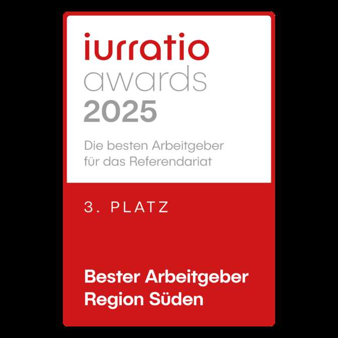 Iurratio Siegel Bester Arbeitgeber Ref Süden