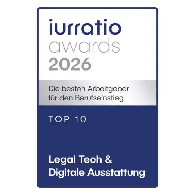 Bester Arbeitgeber Bundesweit 2026 Legal Tech