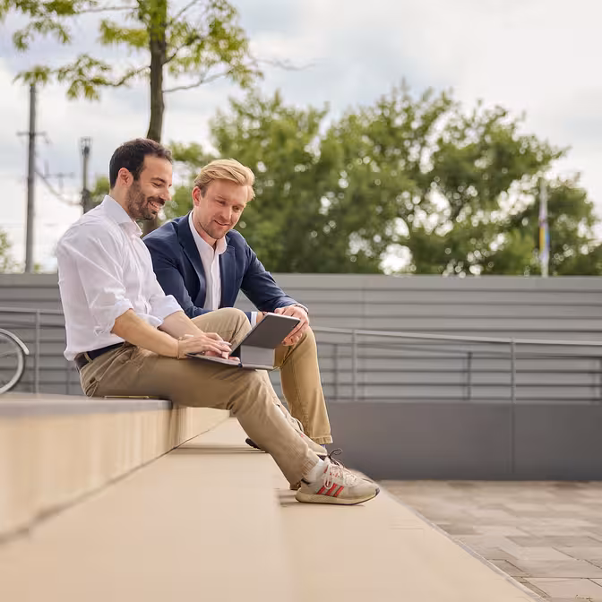 Alberto Povedano Peramato und Maximilian Stollenwerk