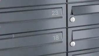 Briefkästen Wohnkomplex