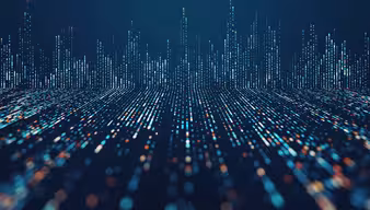 Abstrakte Darstellung eines digitalen Prozesses