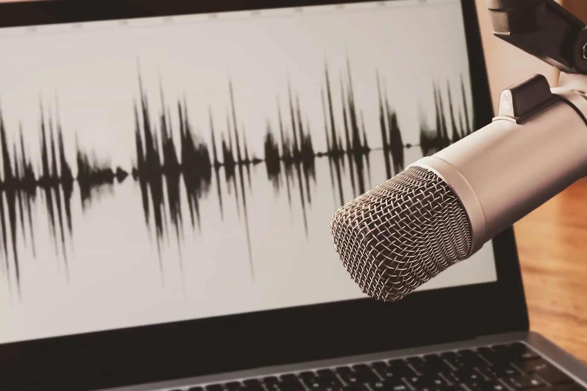 Podcast Mikro und Aufnahme